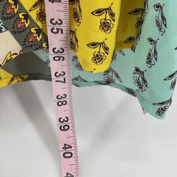 Daniel Rainn DR2 Sleeveless Dress Womens Size Large Purple Orange Yellow Floral - Picture 7 of 9